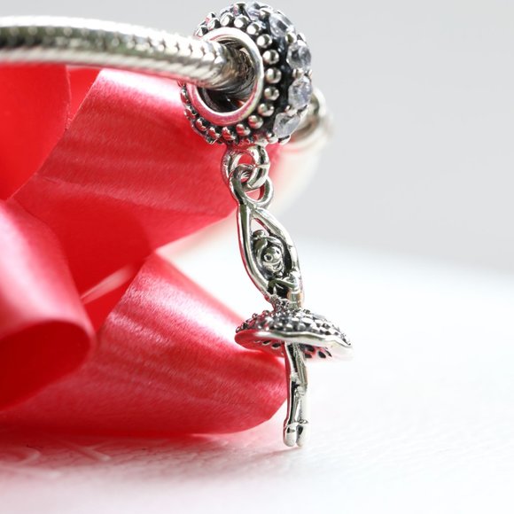 Pandora Ballerina Dancing Charm 791365CZ - Picture 3 of 4